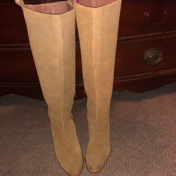 Real Suede Leather boots women’s 8.5 - Picture 3 of 8